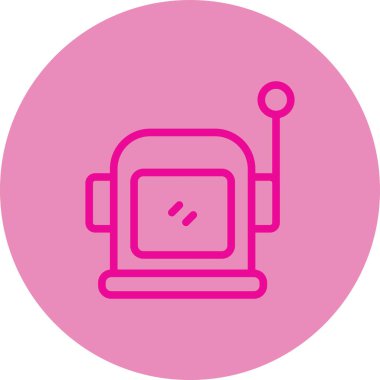 Dizüstü bilgisayar simgesi vektör çizimi