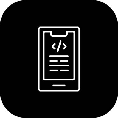 Kişisel ve ticari kullanım için vektör programlama simgesi.