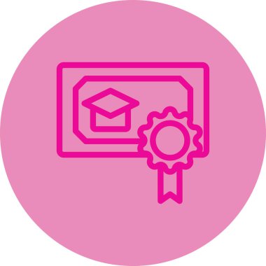 Eğitim simgesi vektör illüstrasyonu