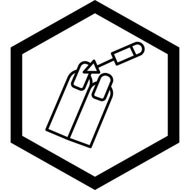 Tıbbi çantanın bir simgesinin vektör çizimi