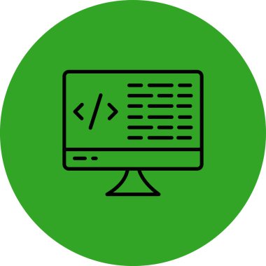 bilgisayar simgesi vektör illüstrasyonu