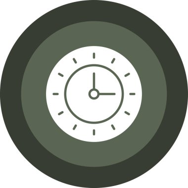 saat vektör simgesi modern illüstrasyon