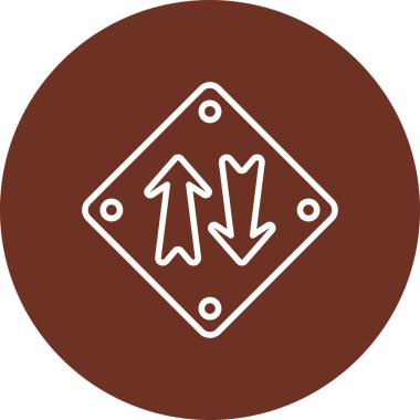 Projeniz için ok simgesi, vektör illüstrasyonu