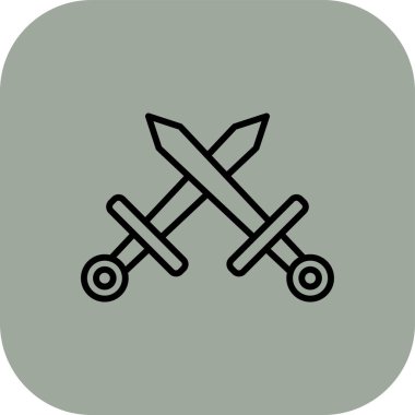 vektör askeri simge çizimi