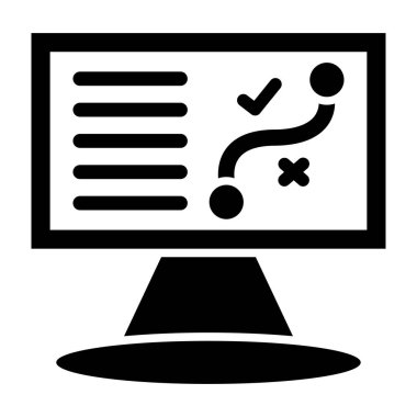 bilgisayar simgesi vektör illüstrasyonu