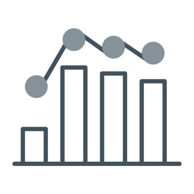 Beyaz arkaplandaki grafik vektör simgesi.