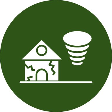 Yıldırımlı ve rüzgarlı ev