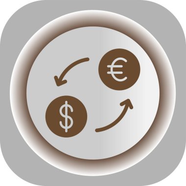 Bozuk para simgesiyle dolar işareti