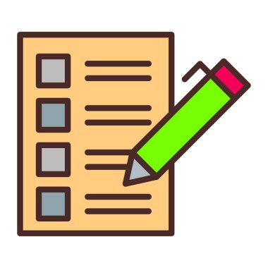 Liste vektör simgesini kontrol et