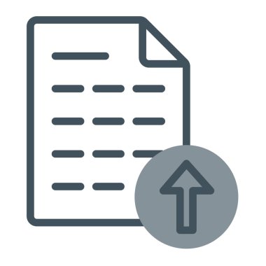 belge dosya belgesi simgesi ana hat biçiminde