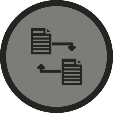 dosya biçimi simgesi, vektör illüstrasyonu