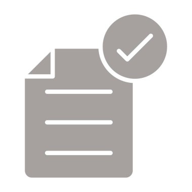 belge dosya simgesi vektör illüstrasyonu