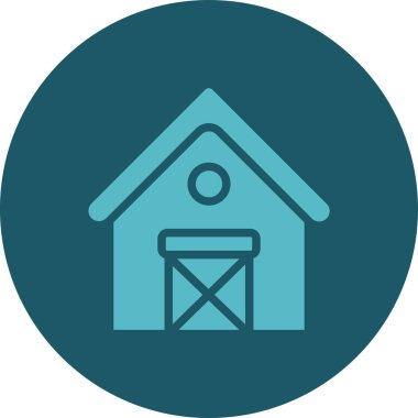 ahır simge vektör çizim