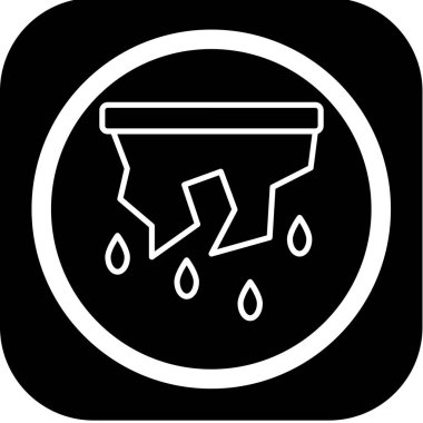 Modern simgenin vektör illüstrasyonu simge eksikliği