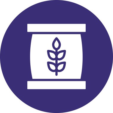 Modern yiyecek simgesinin vektör çizimi