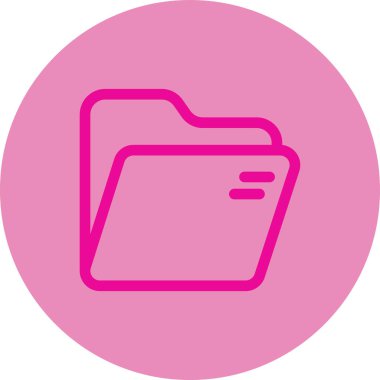 Dosya simgesinin vektör illüstrasyonu