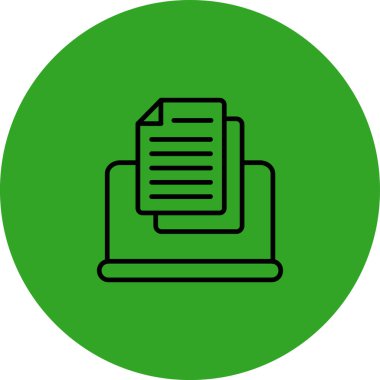 güzel dizin vektör satırı simgesi