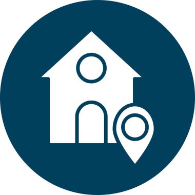 ev simgesi vektör illüstrasyonu