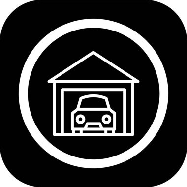 araba simgesi vektör illüstrasyonu