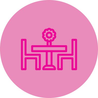 Bir çiçeğin vektör illüstrasyonu