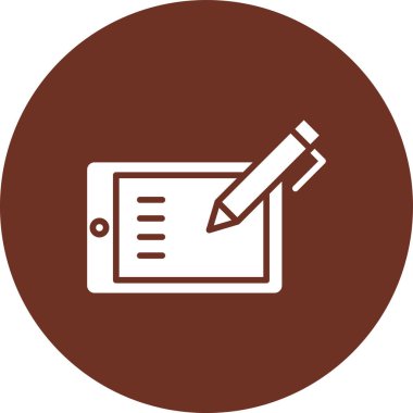 Belge simgesinin vektör illüstrasyonu