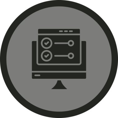 seo modern simgesinin vektör illüstrasyonu