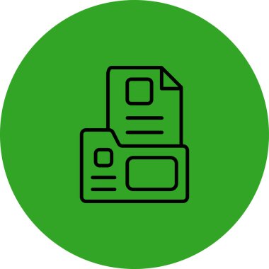 vektör belgesi web simgesi