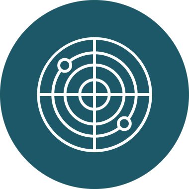 Hedef simgenin vektör illüstrasyonu