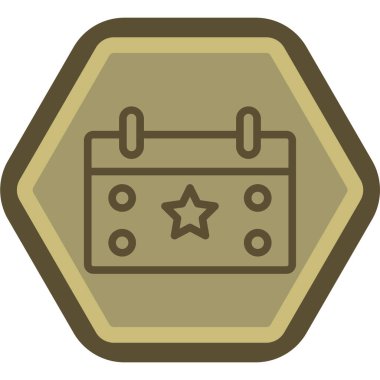 Altın yıldızın vektör çizimi