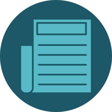 Vektör belgesi Simge illüstrasyonu