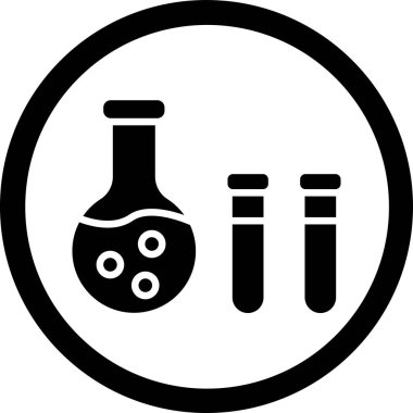 Bir kimyasal simgenin vektör illüstrasyonu