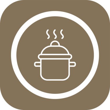 Ot Düz Vektörü Simgesi Pişiriliyor