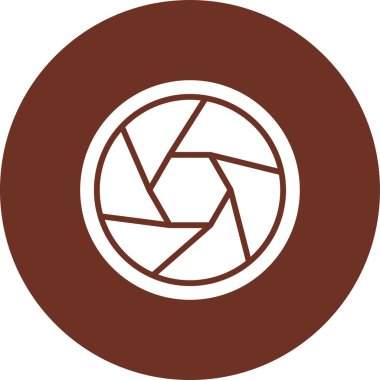 Dairesel bir simgenin vektör illüstrasyonu