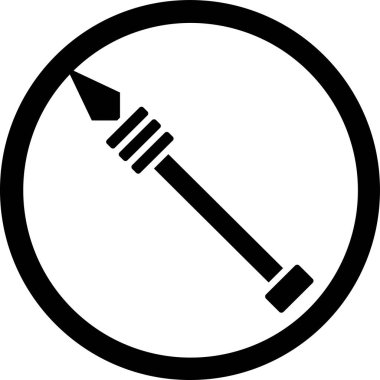 Çekiç. Web simgesi basit illüstrasyon