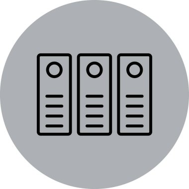 İş ve finans simgesinin vektör illüstrasyonu