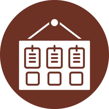 İş ve finans simgesinin vektör illüstrasyonu