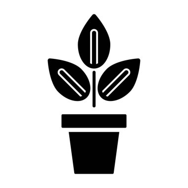 Bir bitkinin vektör illüstrasyonu