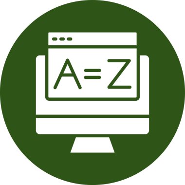 Kişisel bilgisayarın vektör simgesi