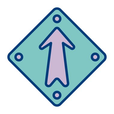 ok simgesi vektör illüstrasyonu