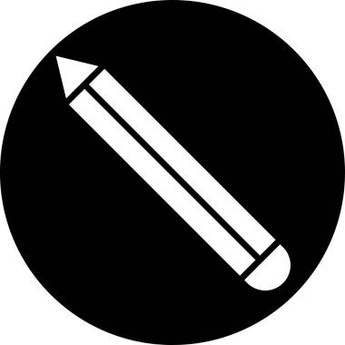 vektör çizim kalem ve cetvel simgesi.