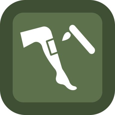 Axe simgesi, vektör illüstrasyonu