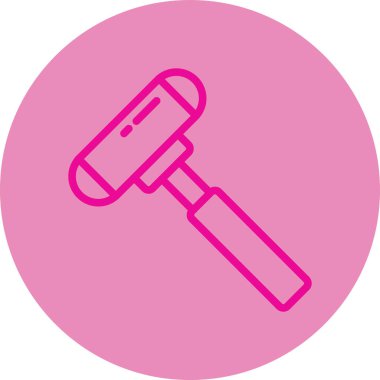 Çekiç. Web simgesi basit tasarım