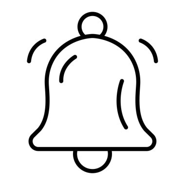 Çan simgesi vektör illüstrasyonu