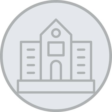 mimari yapı yapı ikonu ana hatlar biçiminde