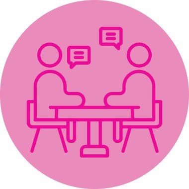 İş ve finans simgesinin vektör illüstrasyonu