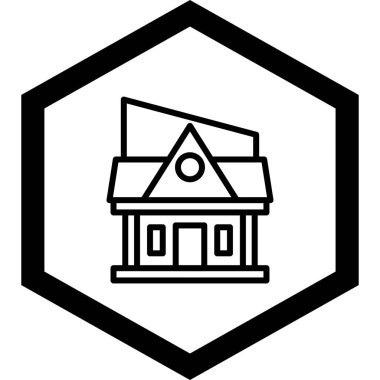 ev web simge vektör çizim