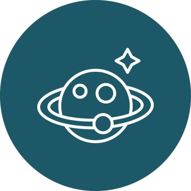 Boşluk. Web simgesi basit illüstrasyon