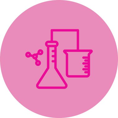 Bilim ve eğitim ikonunun vektör illüstrasyonu