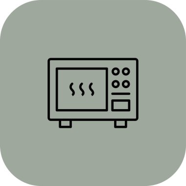 Vektör TV simgesi illüstrasyonu