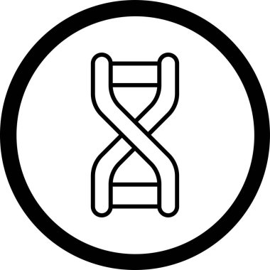 DNA simgesi vektör illüstrasyonu